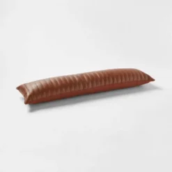 Lumbar Faux Leather Channel Stitch Decorative Throw Pillow - Threshold™ 8 Lumbar Faux Leather Channel Stitch Decorative Throw Pillow - Threshold™ -Selected Home Furnishings Store GUEST fec06e05 cffe 4bcd 986f eeb4c3e39f3f